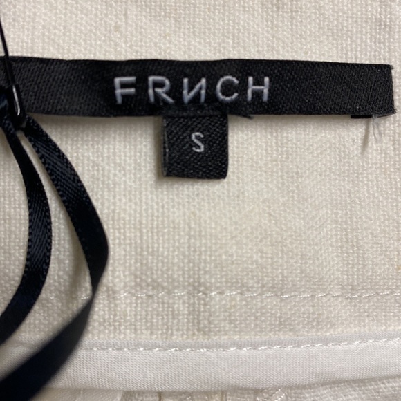 New With Tag Frnch Paris London Short Size Small White Shorts - Picture 5 of 6